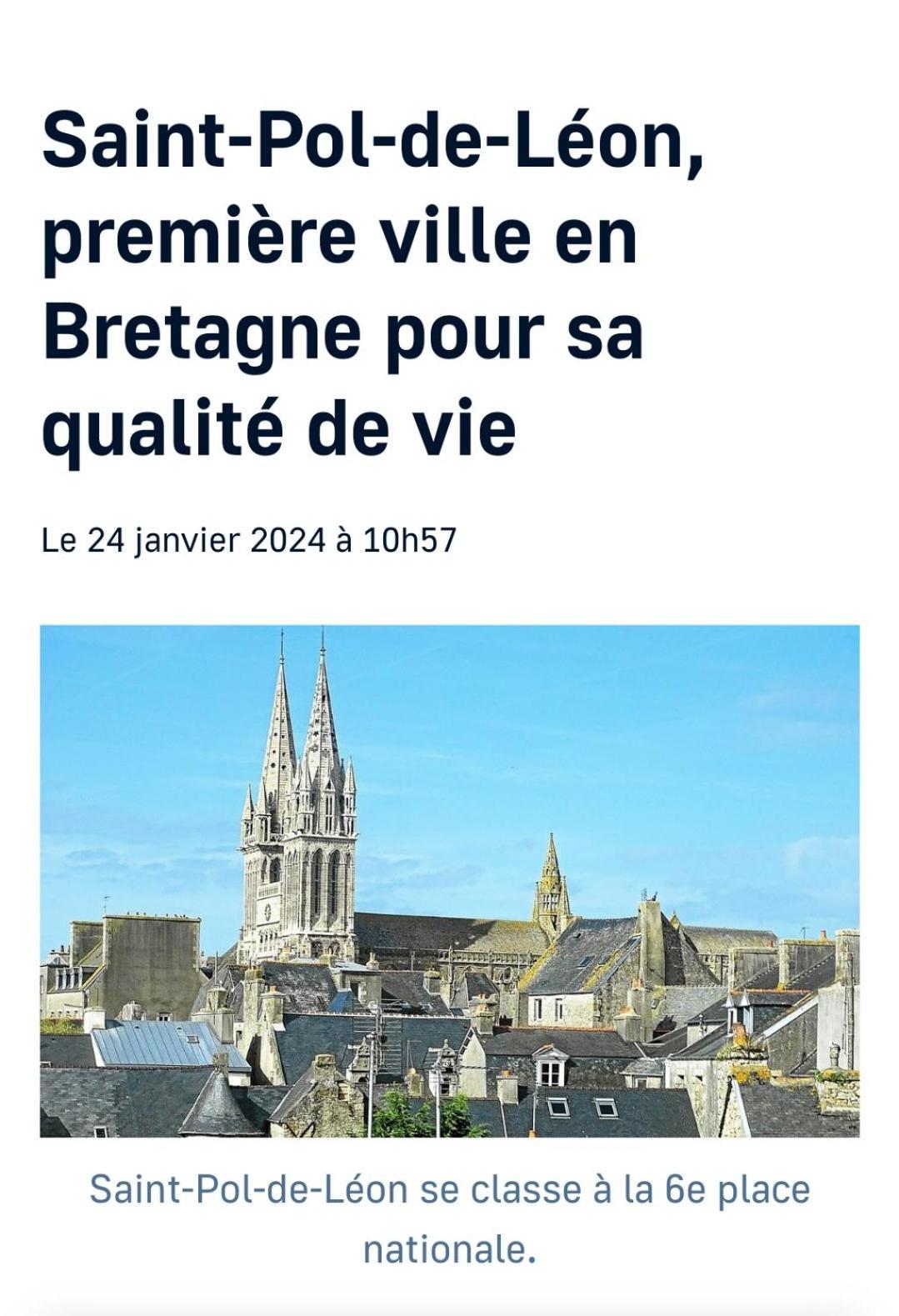 Apartamento Ty Ma Bro Saint-Pol-de-Léon Exterior foto